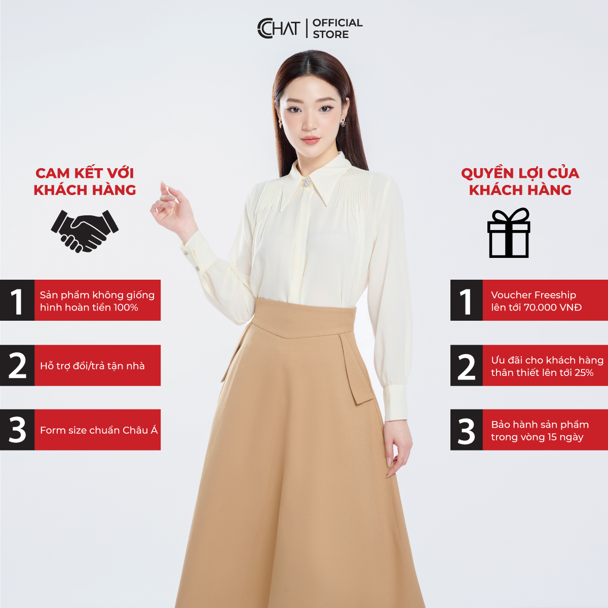 Áo Sơ Mi Nữ  Kiểu Nhún Vai 2 Bên Dáng Suông Chất Mango Cao Cấp 53FDE2009ST
