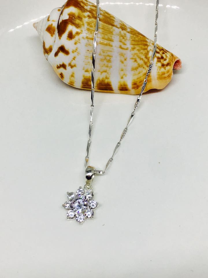 Dây chuyền bạc 925 mặt kiểu thời trang