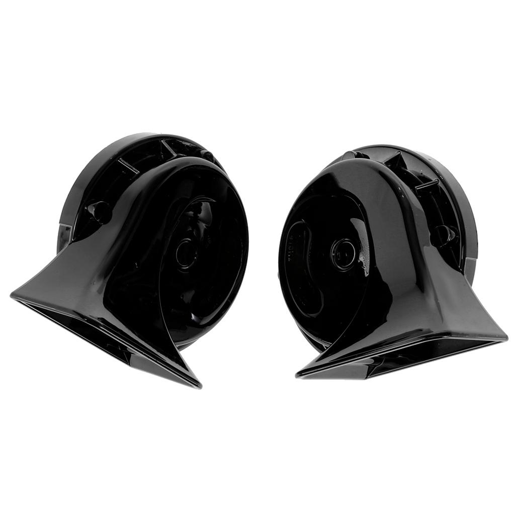 2 Pieces Basin Type Speaker Auto Car Universal Used 4A Dual-tone Snail Horn