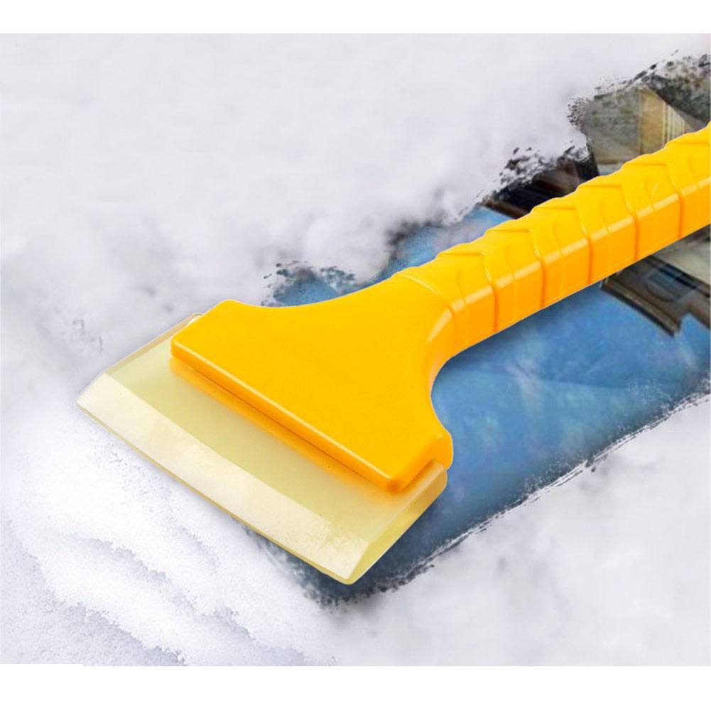 (Tặng khăn lau xe) Cây gạt tuyết gạt bụi bẩn bẩn xe ô tô cao cấp (màu vàng)
