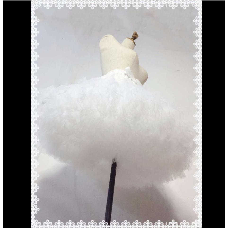 Tùng phồng váy Lolita ngắn không gọng bèo đám mây dài 55cm SP2220919