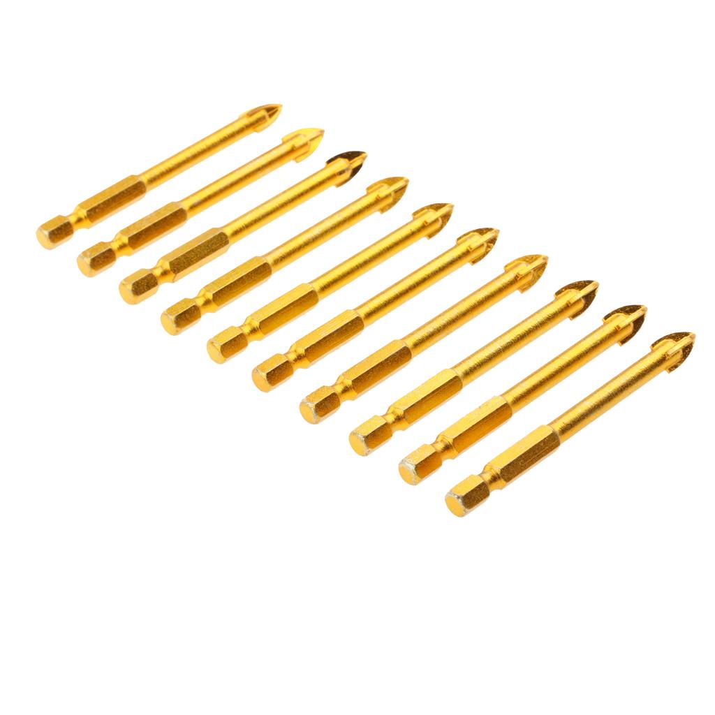 Hex Shank Ceramic Tile Glass Drill Bits Quick Bit Set