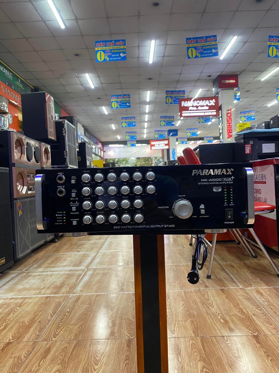 AMPLY KARAOKE PARAMAX MK-A1000 PLUS. Hàng chính hãng