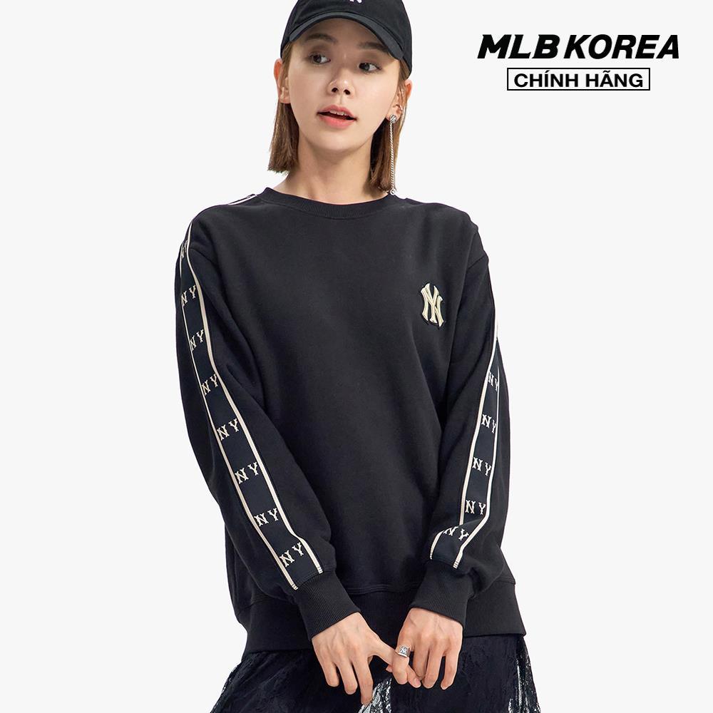 MLB - Áo sweatshirt tay dài cổ tròn phom suông Monogram 3AMTM0826