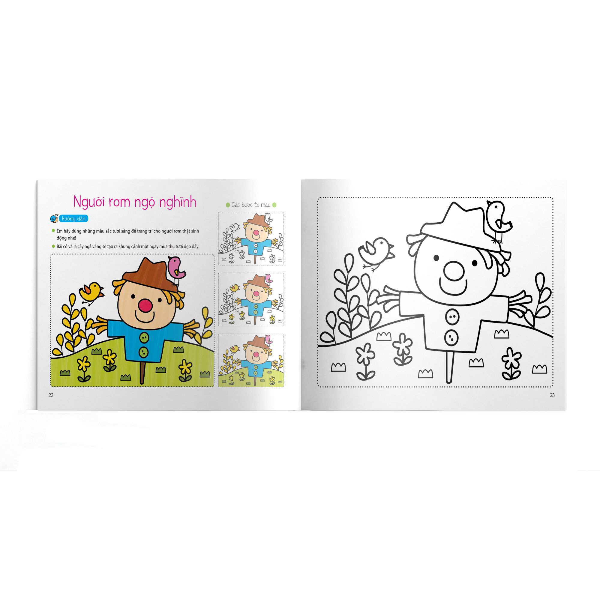 Combo 6 cuốn Bé tập tô màu