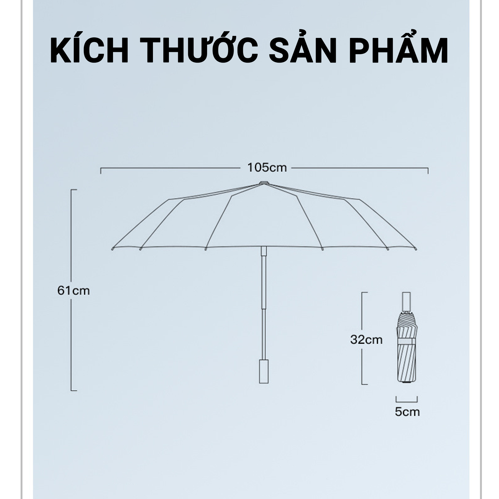 Ô Dù Che Mưa, Che Nắng, Có Nút Bấm Tự Động Đóng Mở, Gấp Gọn Tiện Lợi, Thiết Kế Sang Trọng Và Bền Bỉ - Hàng Chính Hãng TEEMENT