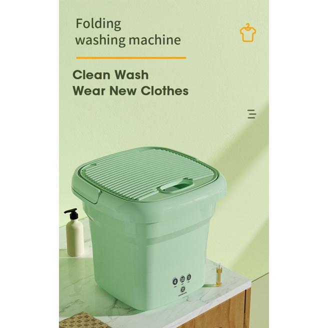 Máy Giặt Đồ Lót / Vớ Mini Có Thể Gấp Gọn Tiện Dụng Mang Theo Du Lịch