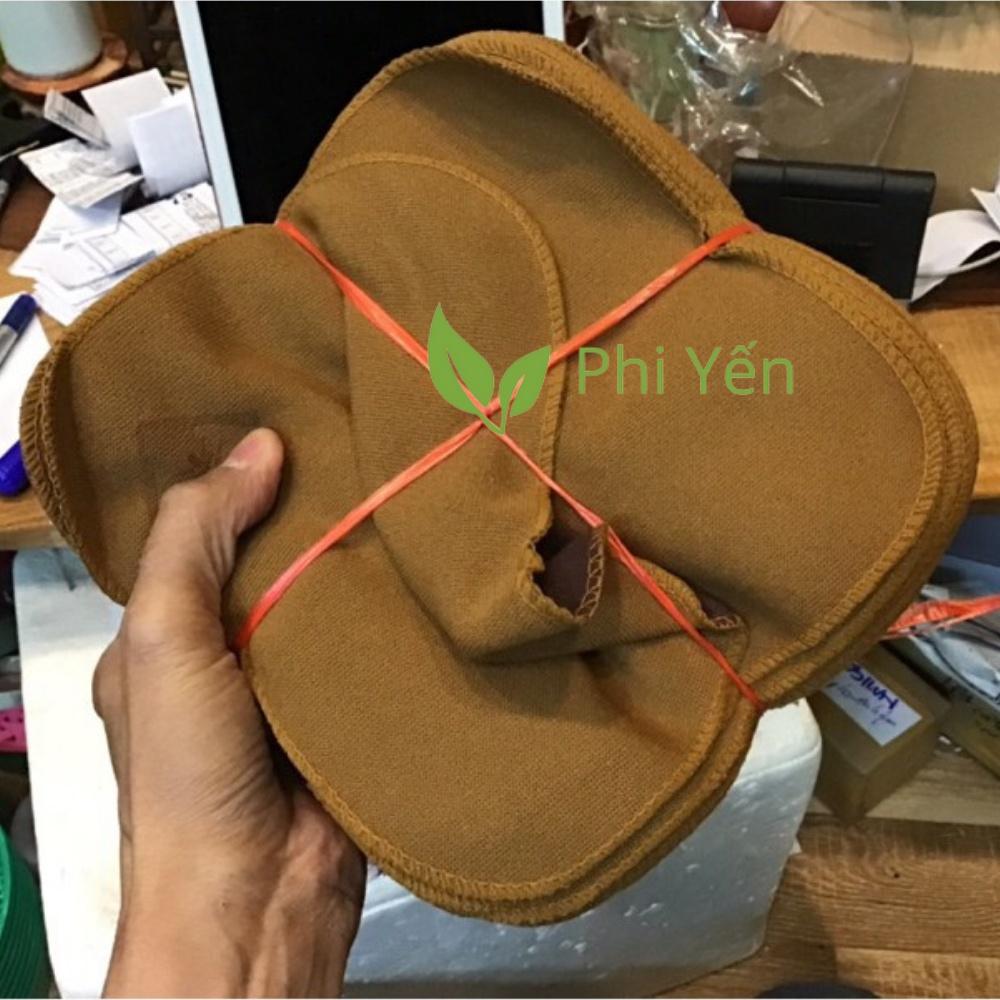 Khăn trà mặt nâu sần Khăn dùng lót ấm lót chén trà lau bàn trà loại tốt tại Hoàng Mai Hà Nội