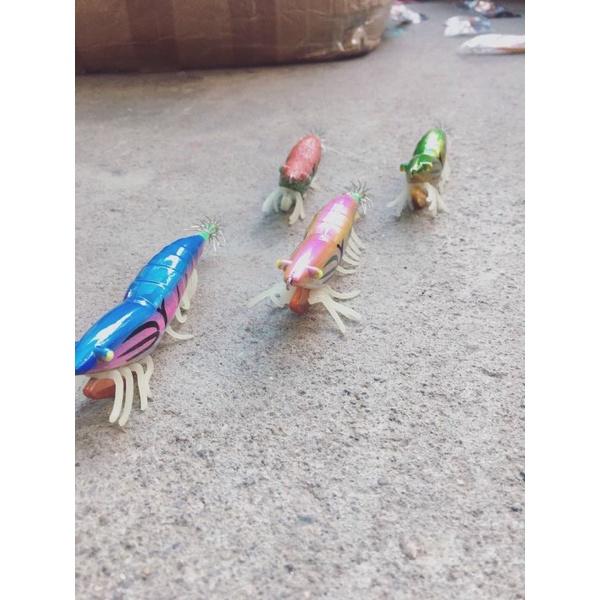 Mồi tôm giả câu mực phát quang