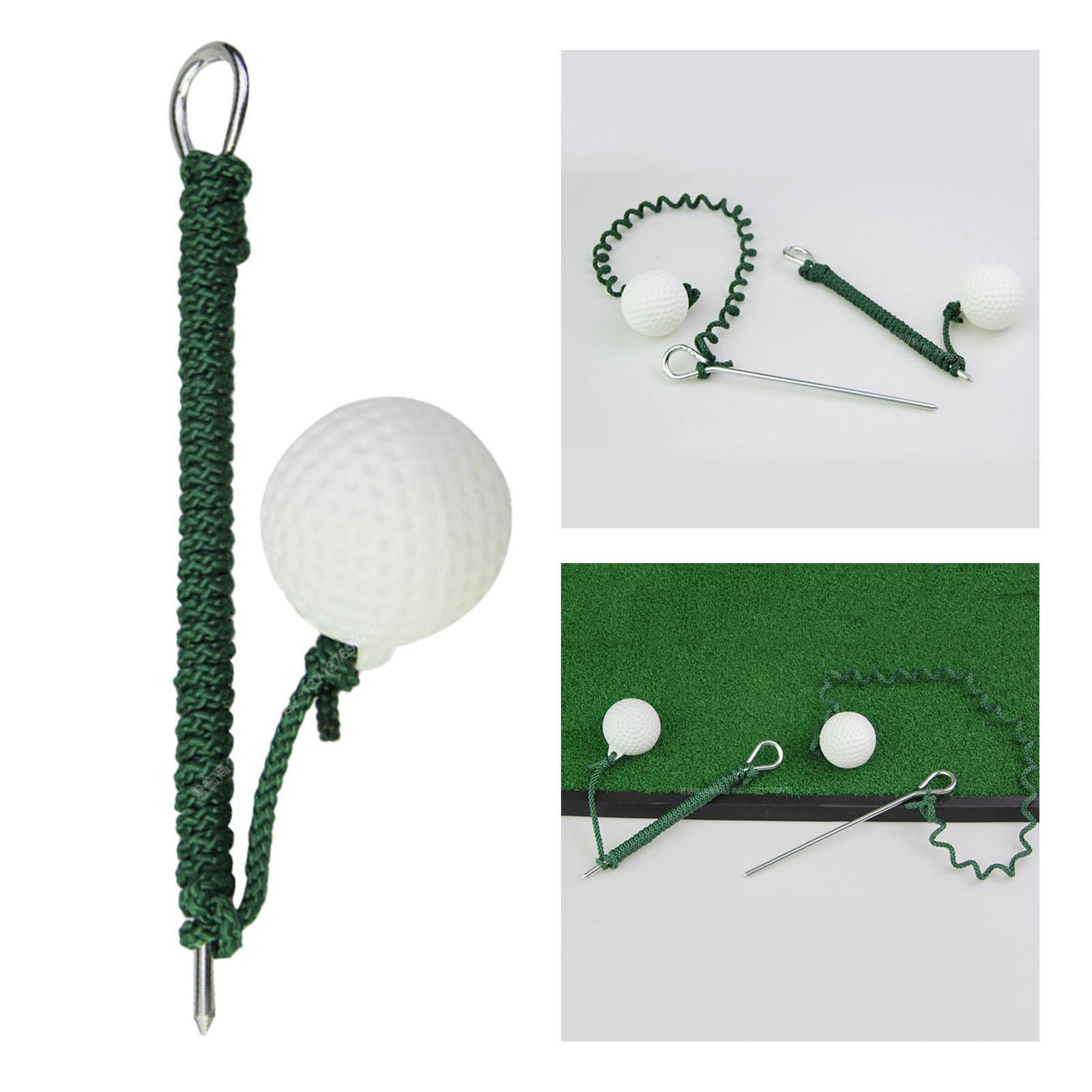 Golf Driving Ball Swing Hit Practice Training Aid