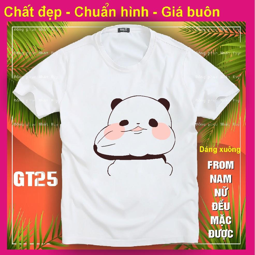 Áo thun gấu trúc đẹp GT22, chất đẹp, bao đổi trả,phông, panda dễ thương kute,icoi gấu trúc chipi