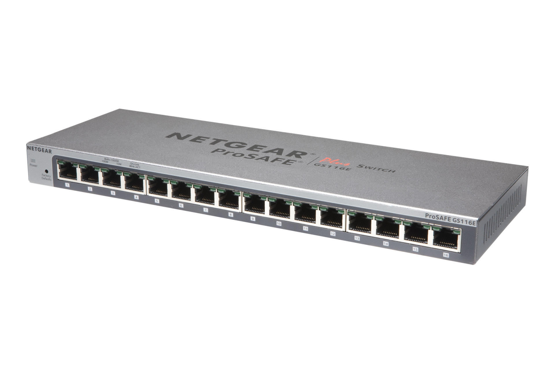 Bộ Chia Mạng Để Bàn 16 Cổng 10/100/1000M Gigabit Ethernet Smart Switch Netgear GS116E - Hàng Chính Hãng