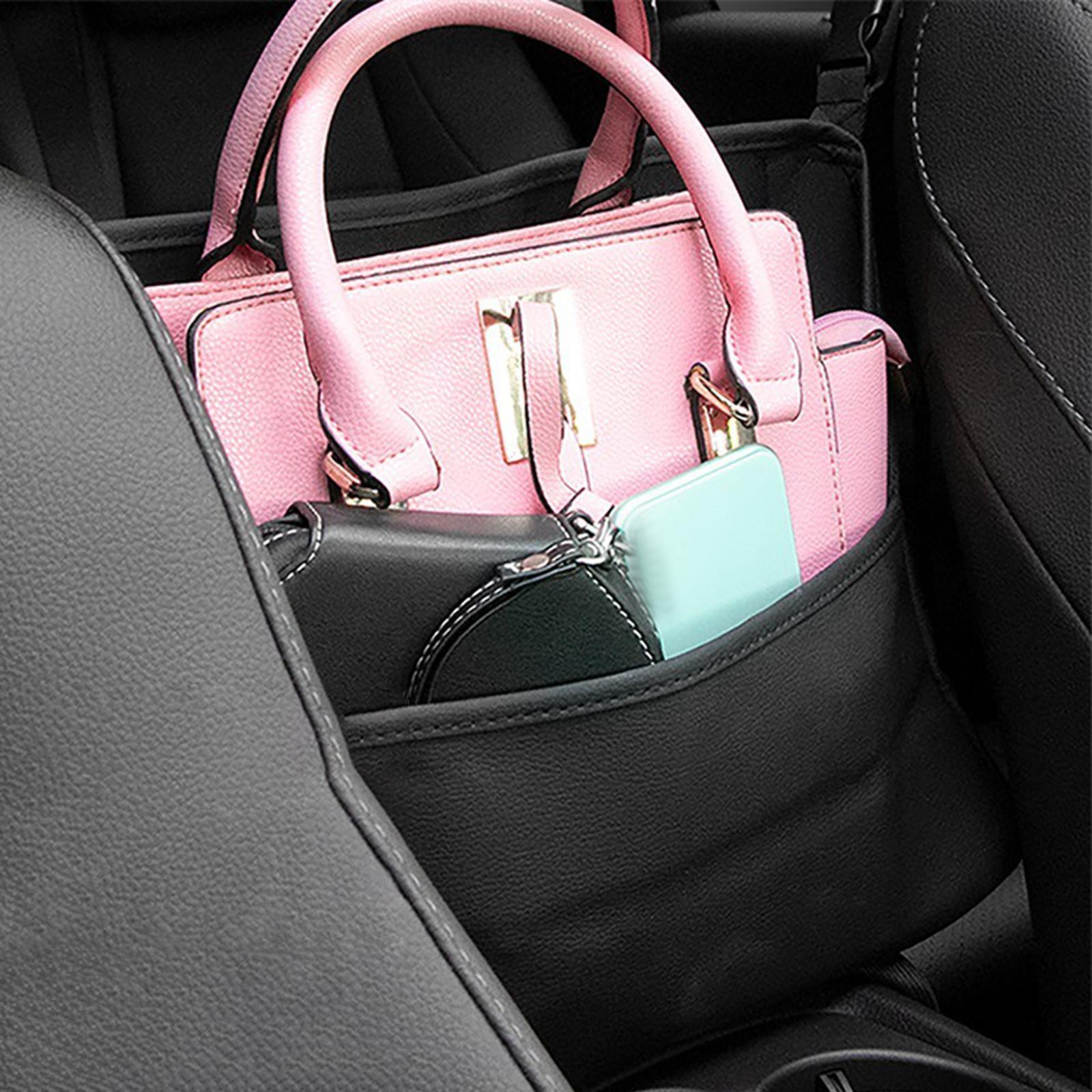 Seat Storage Bag Organizer Seat Storage Barrier Automotive Consoles Organizer Car Central Control Storage Bag for Snacks