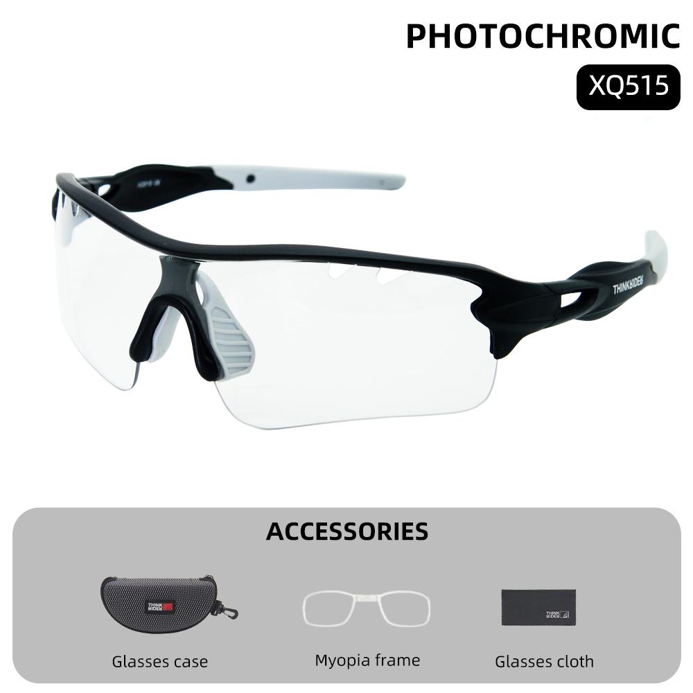 ThinkRider Bike Photochromic Kính Đi Xe Đạp Kính Xe Đạp Thể Thao Kính Mát Nam MTB Đường Đi Xe Đạp Kính Mắt Bảo Vệ Kính Color: XQ610