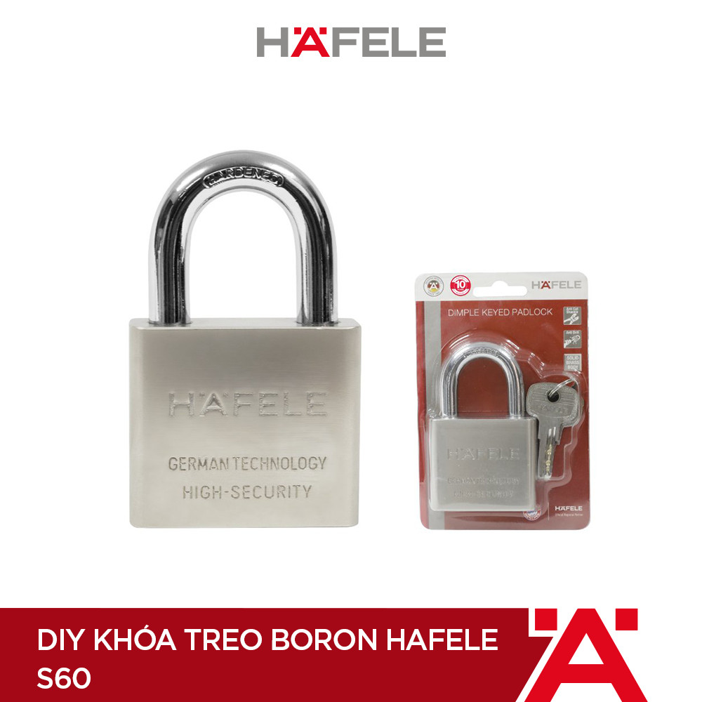 DIY Khóa Treo Boron Hafele S60 - 482.01.946 (Hàng chính hãng)