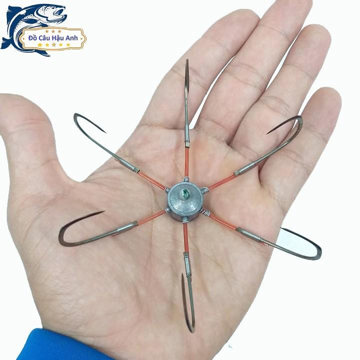 Lưỡi lục chì đúc A, lưỡi câu lục thép nga siêu bén siêu bền.