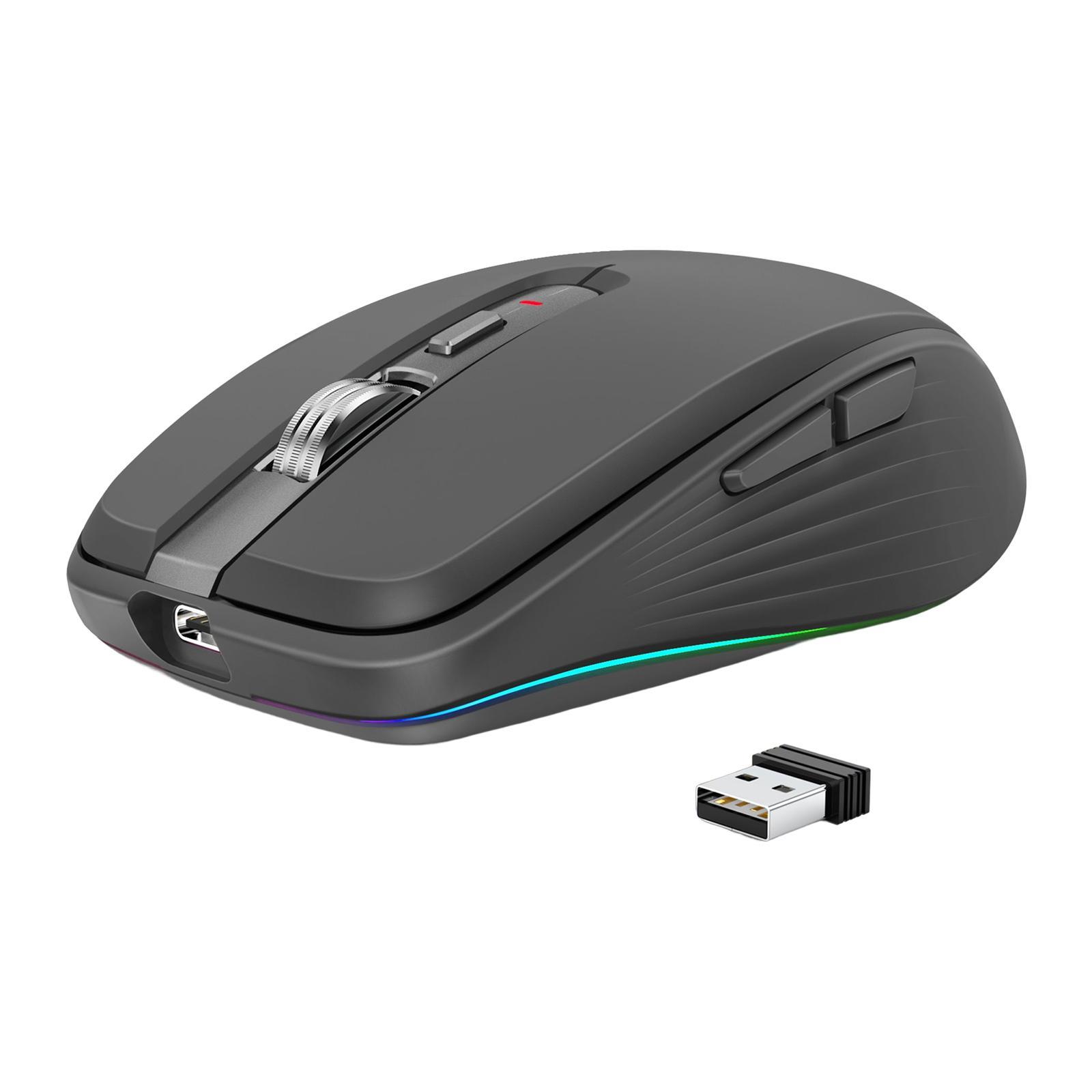 Portable Computer Mice Adjustable 800/1200/ 1600/2400DPI 6 Keys for Computer