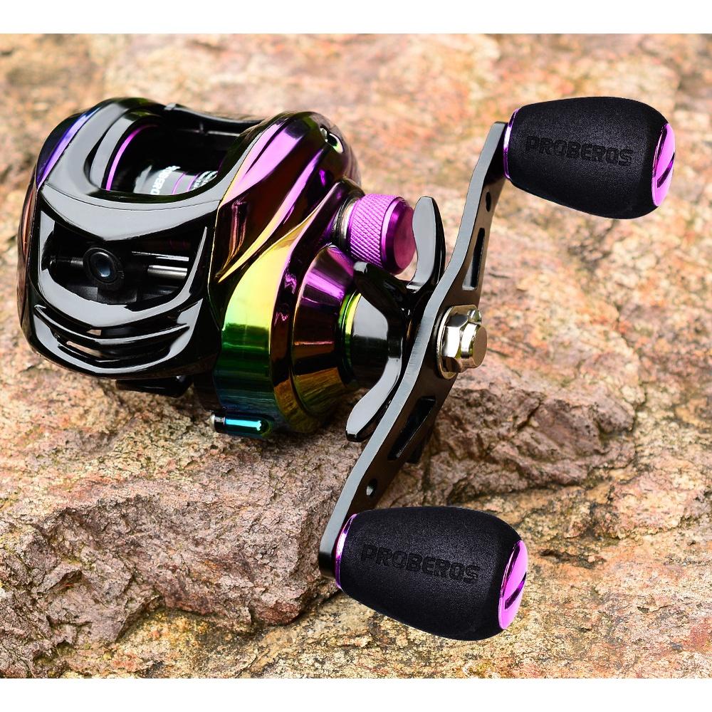 Máy Câu Cá Ngang 7 Màu MA01 Thiết Kế Titan Cao Cấp Chuyên Câu Lure - Sanami Fishing Store