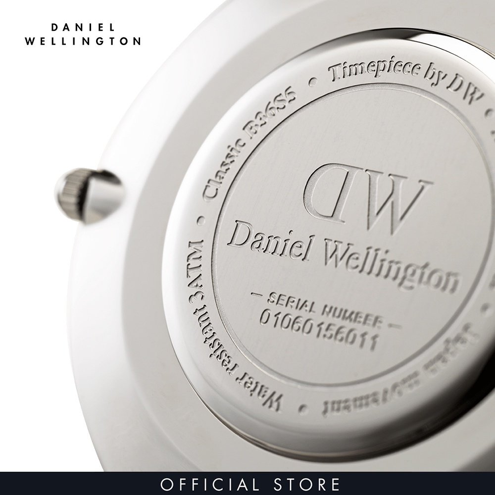 Combo Gift Nữ Daniel Wellington Đồng hồ Classic Winchester  DW00100049 + Dây vải nato đồng hồ Classic DW00200212