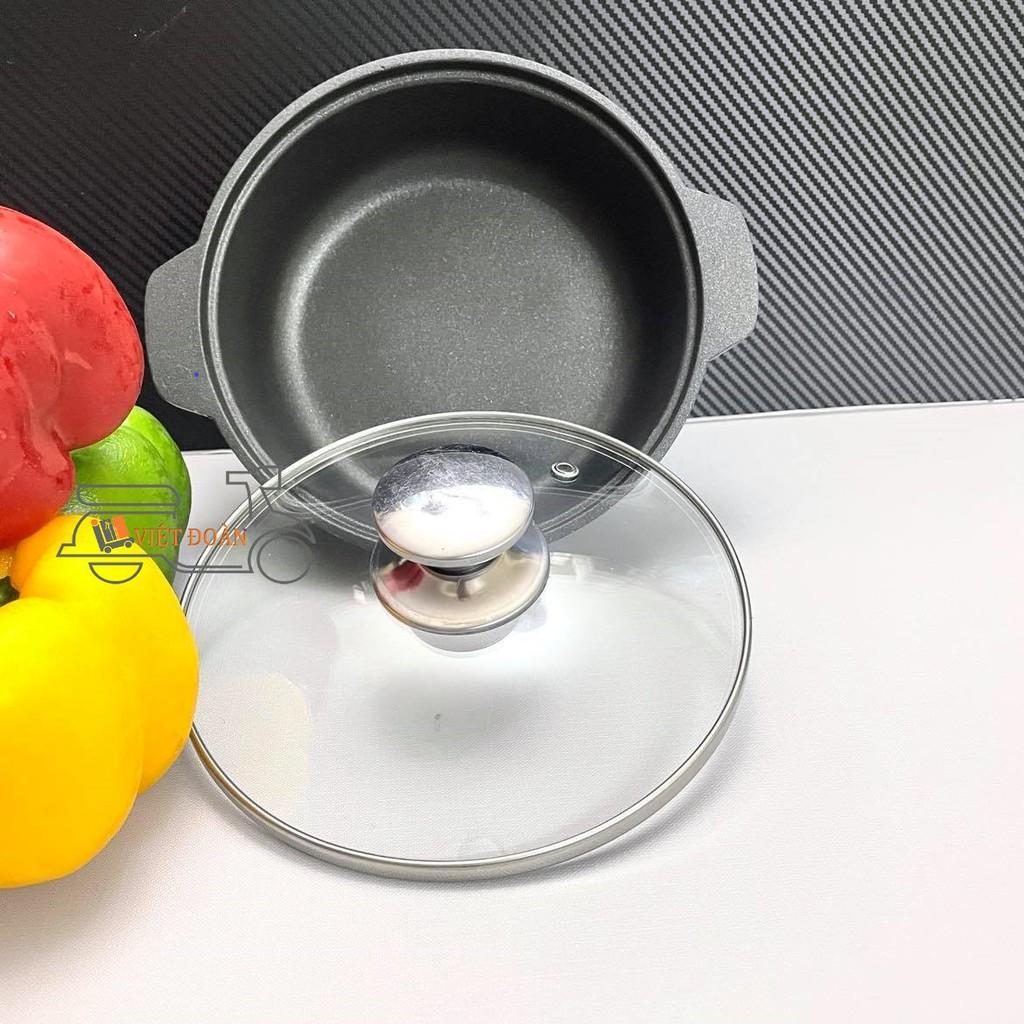 Nồi Kho thịt cá / Cơm niêu chống dính HỢP KIM NHÔM nắp kiến CAO CẤP. Phục vụ các món tại bàn kho quẹt, cơm chiên, mì cay
