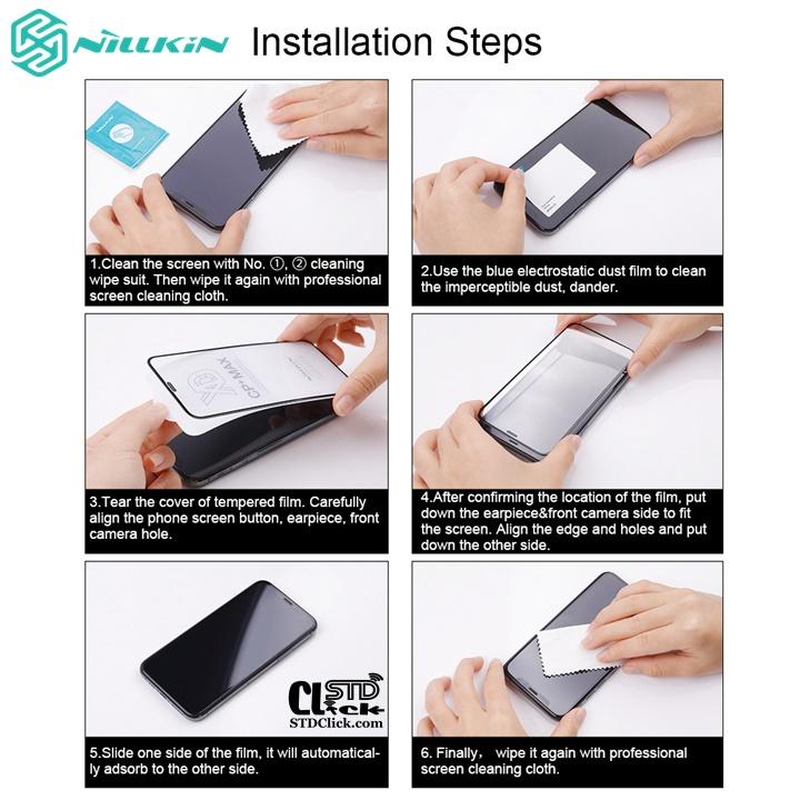 KÍNH CƯỜNG LỰC DÀNH CHO IPHONE 13 - 13 PRO - 13 PRO MAX - 13 MINI NILLKIN CP+PRO 2.5D