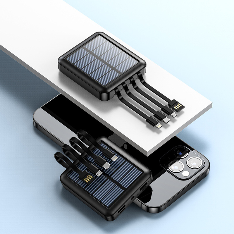 Pin Dự Phòng Năng Lượng Mặt Trời Siêu Mỏng Solar PowerBank