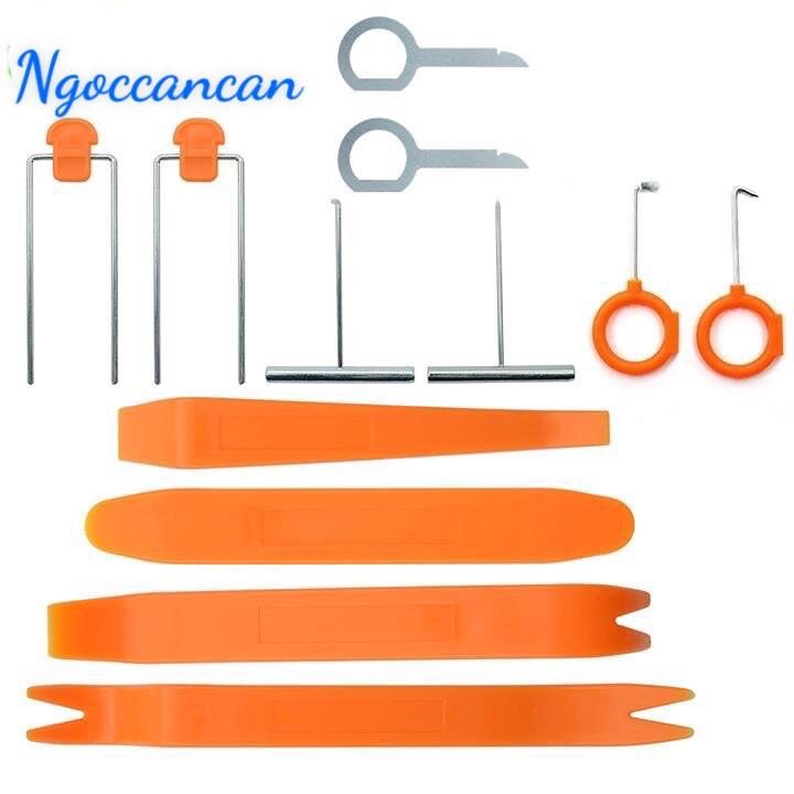 Dụng Cụ Tháo Lắp Mở Nạy Các Chi Tiết Nội Thất Ô Tô Xe Hơi Cao Cấp - Bộ Đủ 12 Chi Tiết