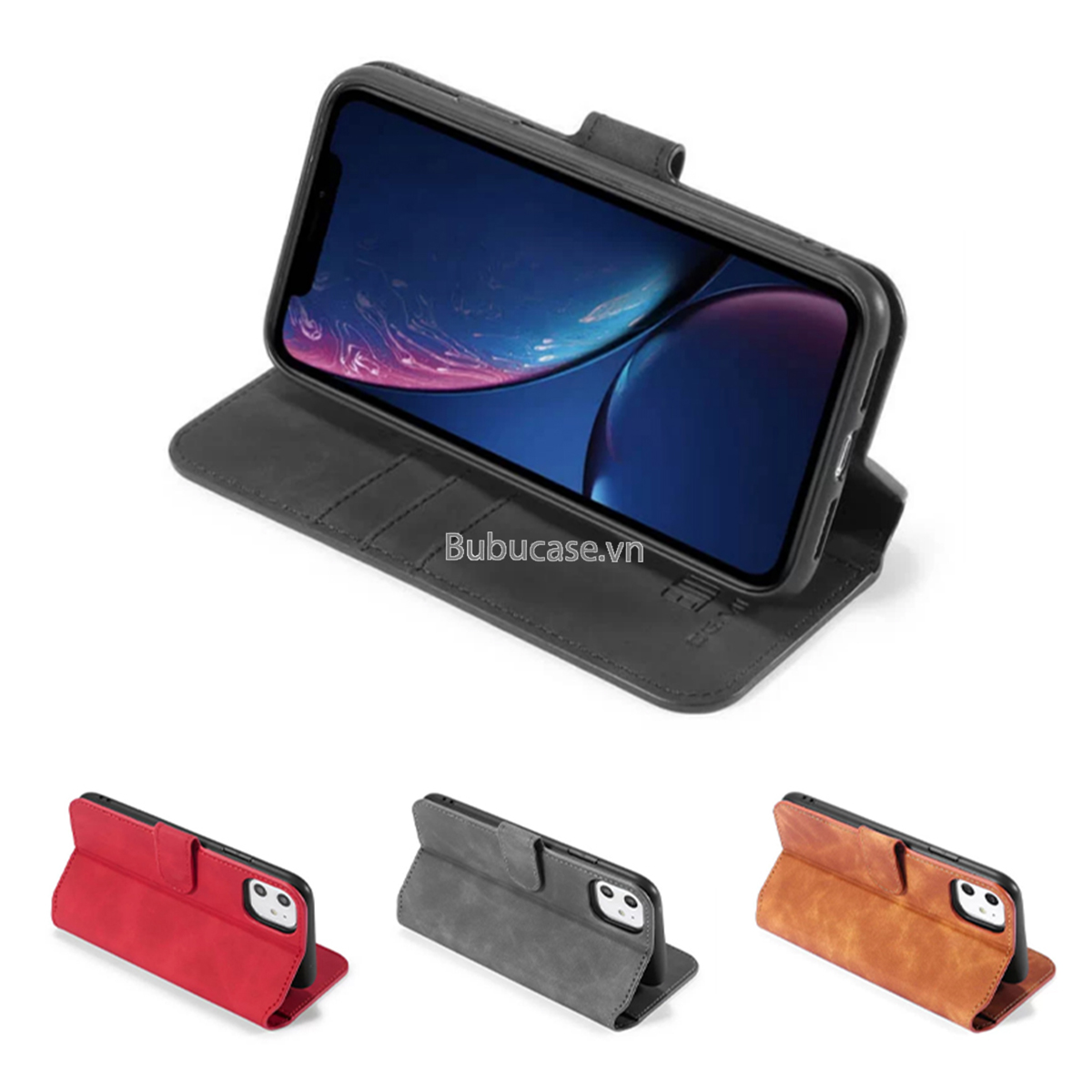Bao Da Cho Iphone - Có Gài, Có Khe Đựng Thẻ