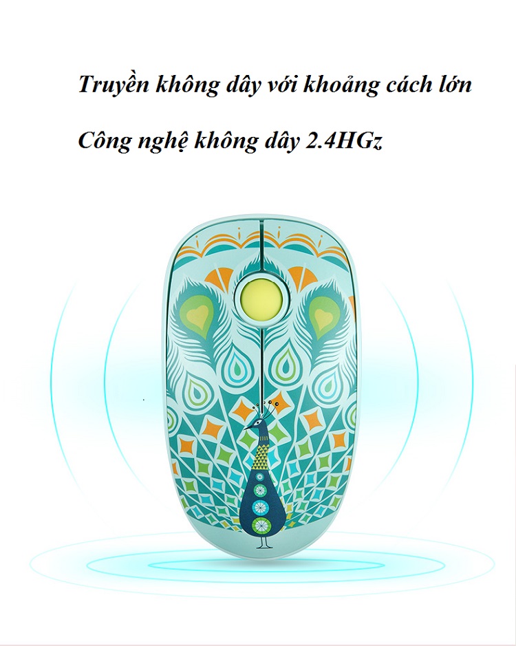 Chuột Không Dây Văn Phòng Chuyên Dụng Ngộ Ngĩnh V.8