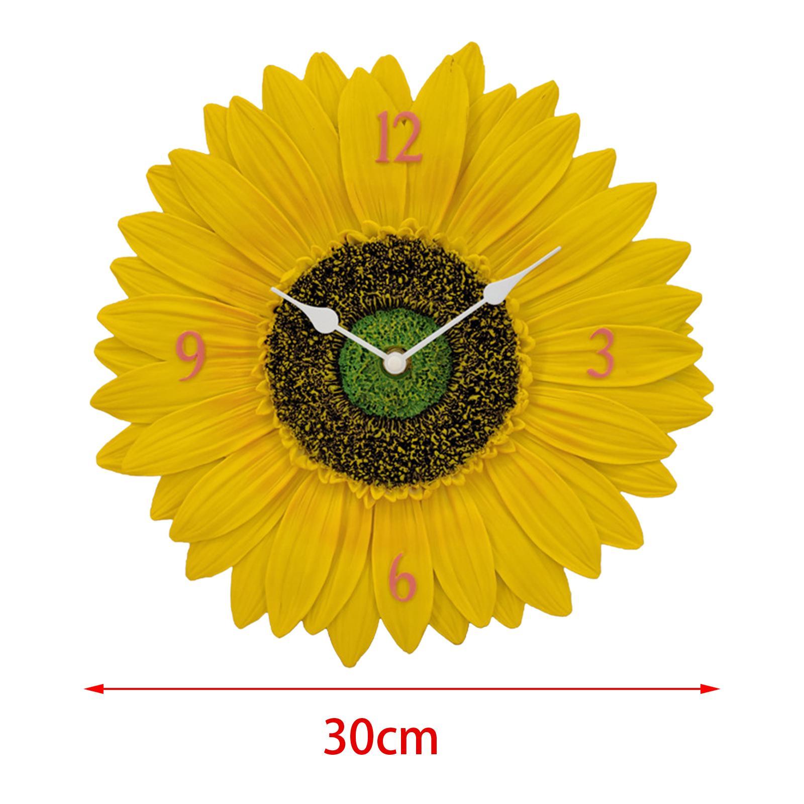 Indoor Outdoor Wall Clock Wall Clock Non Ticking Silent Waterproof Wall Clock Art Wall Decor Hanging Clocks for Home Bedroom Fence