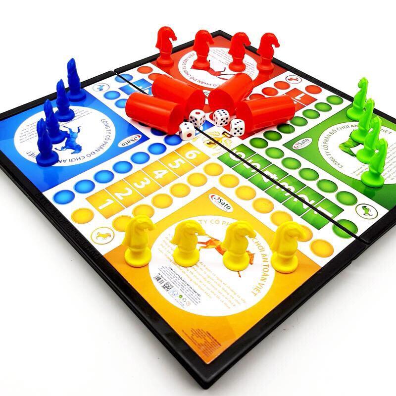 Đồ Chơi Board Game Gia Đình Vui Nhộn, Bộ Cờ Cá Ngựa Loại Lớn Hàng Việt Nam