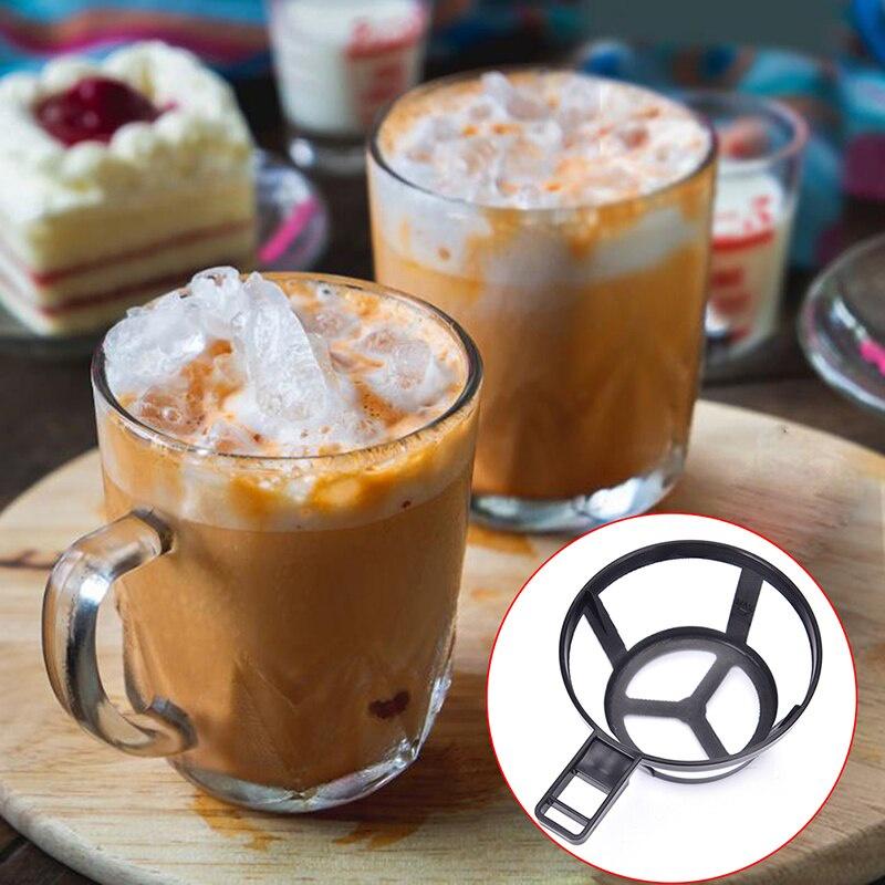 1 Pcs Reusable Coffee Pot Filter Holder Mesh Basket With Handle Kitchen Gadgets Tools Coffee Maker Filter Tea Brewer Strainer