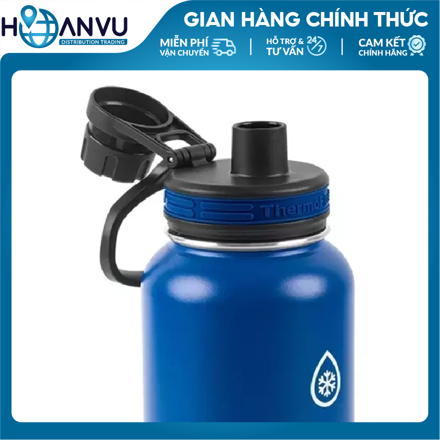 Bình Giữ Nhiệt Thép không Gỉ ThermoFlask Leakproof Spout Lid 4 màu (1.2L)