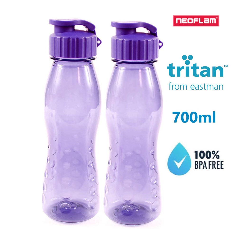 [Hàng chính hãng] Combo 2 bình đựng nước 700ml bằng nhựa Tritan - Fliptop Neoflam , BPA Free