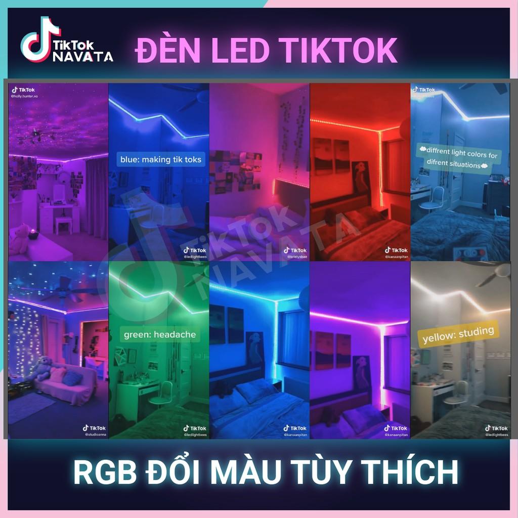 Đèn Led TikTok chuyên quay TikTok loại chuyển màu dài 5m, đèn trang trí những video triệu views của các hot TikToker