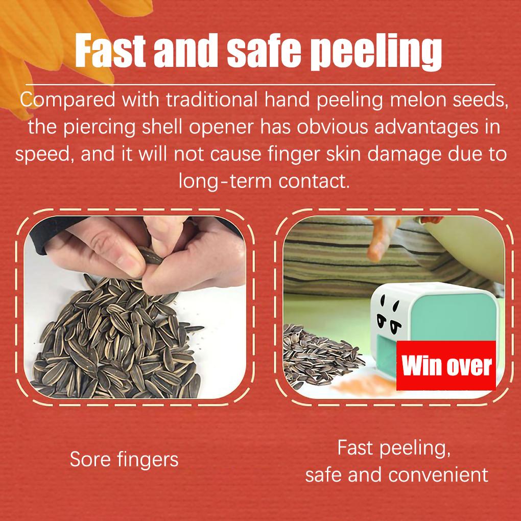 Điện Dưa Dao Gọt Vỏ Bếp Phụ Kiện Nhà Hoa Hướng Dương Dưa Bong Tróc Ốc Máy Sheller Lười Hiện Vật Tiện Ích Dụng Cụ