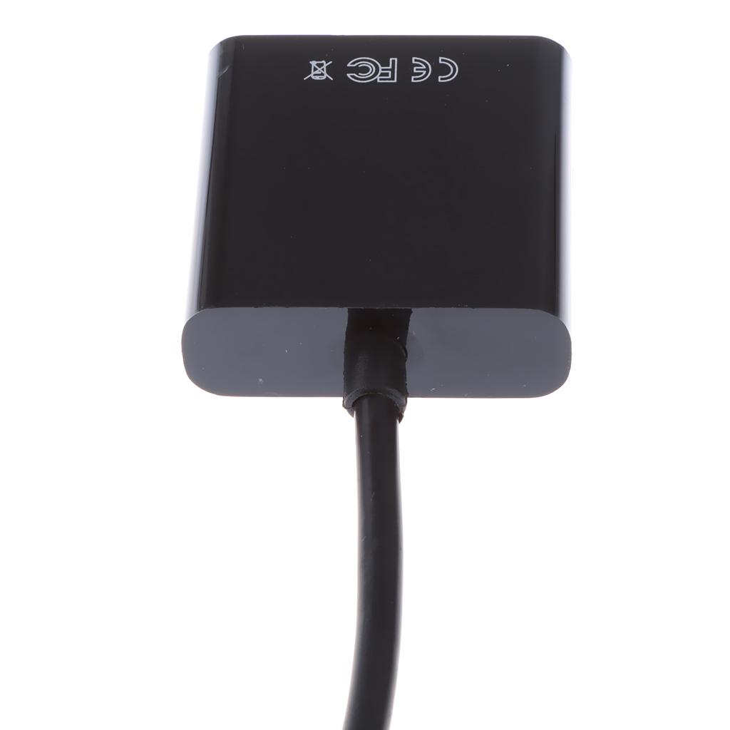 DP Display-Port Male to DVI Female Adapter Cable Converter for Monitor Black