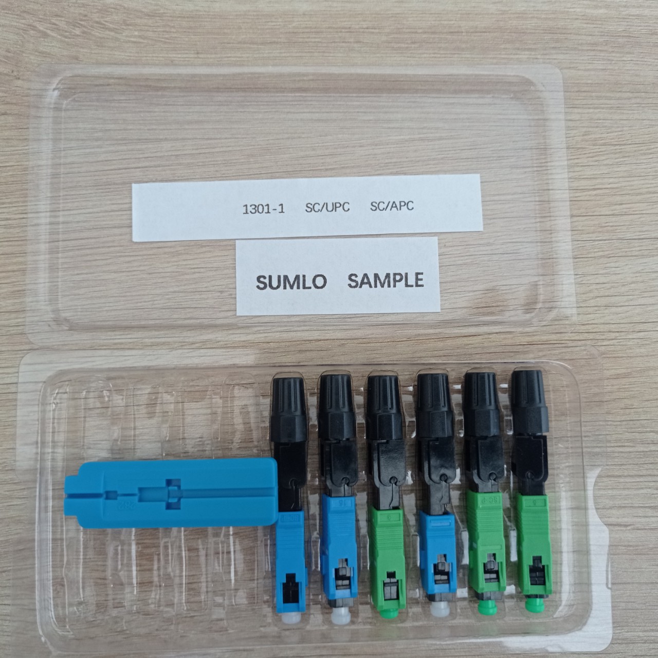 Đầu nối quang nhanh FAST connector SC/APC 0.3dB 60mm, 1301-1 Sumlo