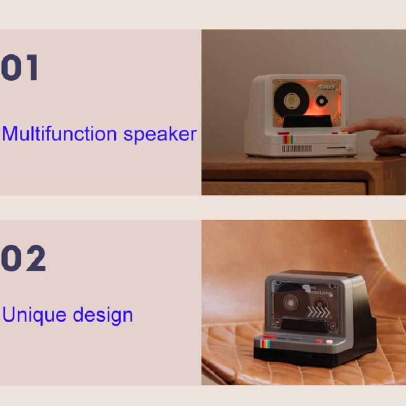 RGB Loa Nghe Nhạc Bluetooth Không Dây Mini Loa Di động Dễ Thương Loa Bluetooth