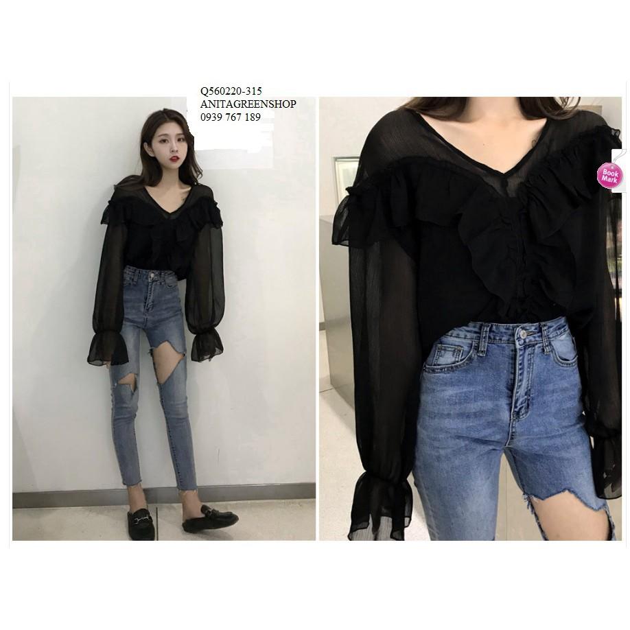 Q560220 ÁO KIỂU BÈO THIẾT KẾ