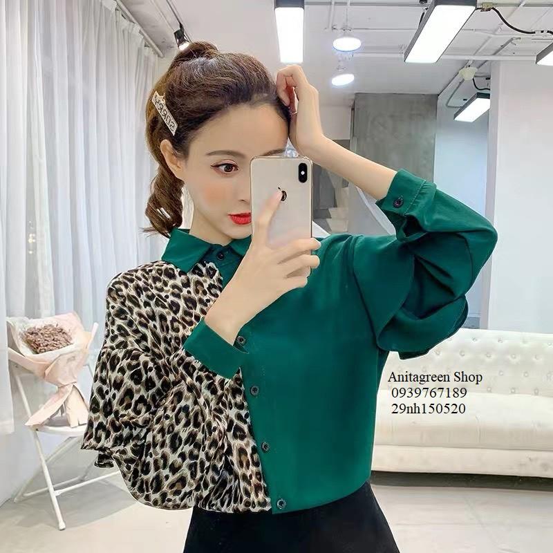 Nh150520-SƠ MI NỮ PHỐI BEO s-6xl