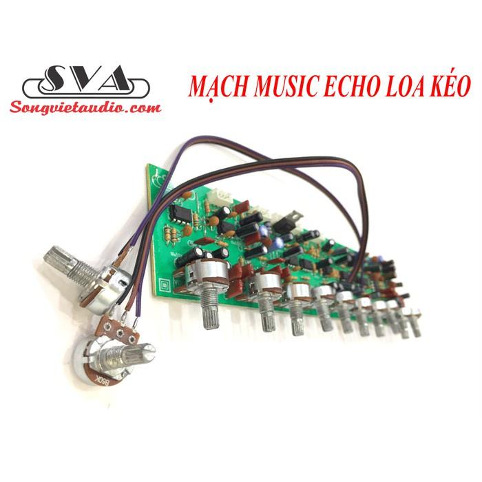 MẠCH MUSIC ECHO DUNG CHO LOA KÉO 2 KÊNH