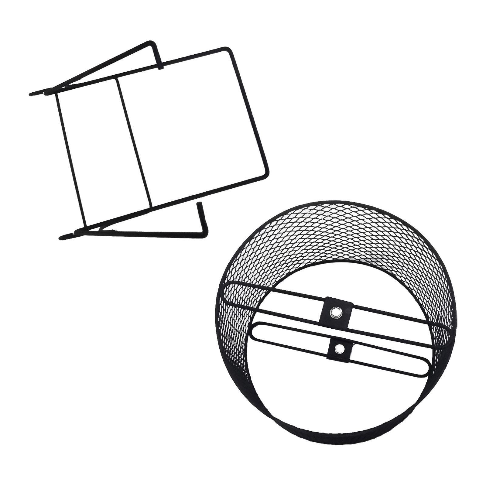 Iron Hamster Running Exercise Wheel Guinea Pig Jogging Wheel Black Wire Mesh