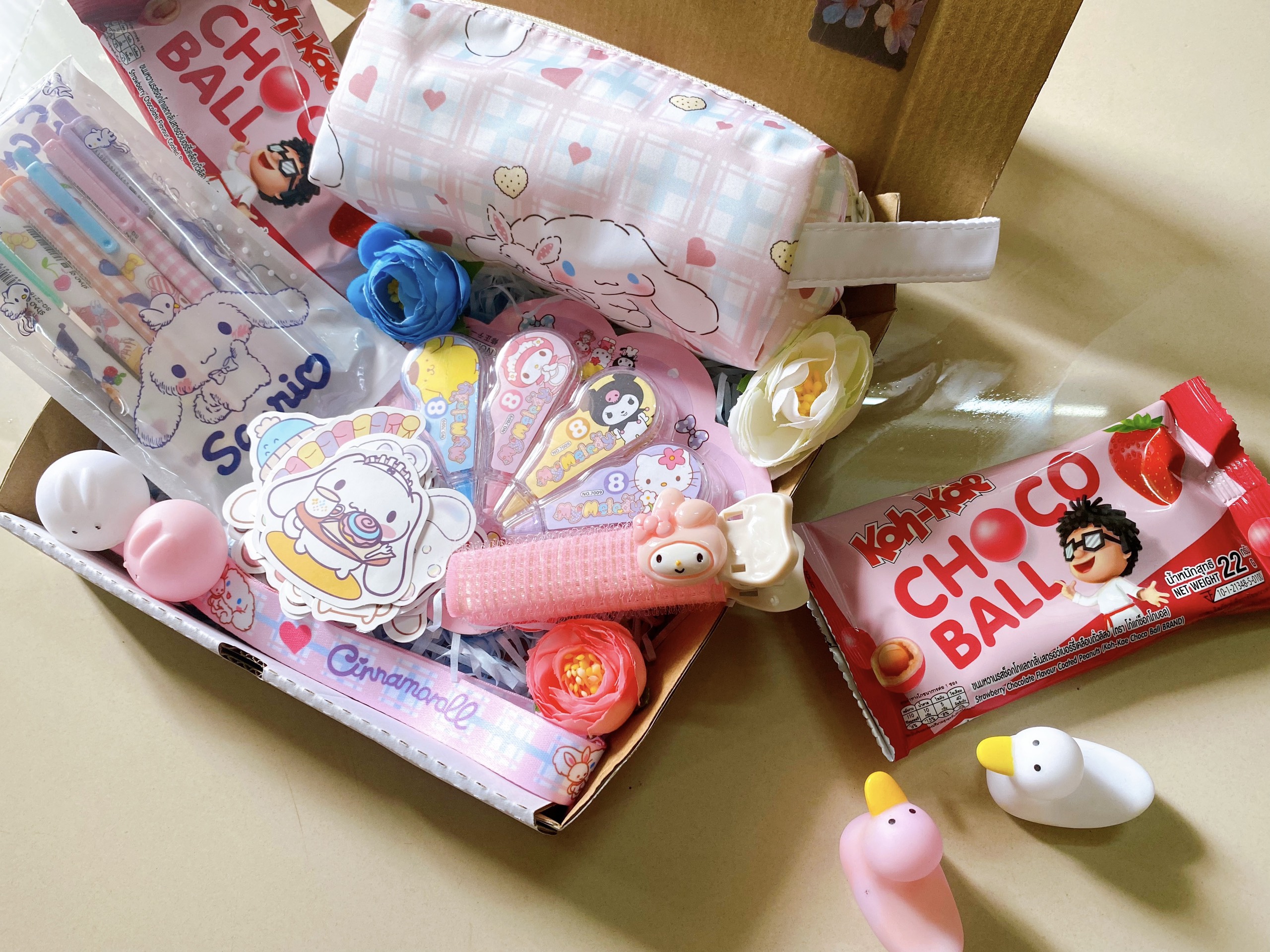 Set quà tặng chủ đề Sanrio Kuromi Cinnamoroll cho bạn gái,người thương các dịp kỷ niệm,sinh nhật