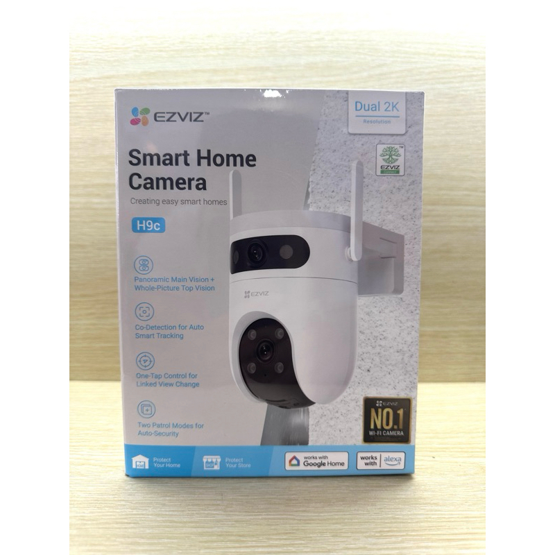 Camera WiFi EZVIZ  2 Mắt  Trong Nhà/ Ngoài Trời H7C/H9C  phát hiện con người, phát hiện hình dạng xe, phát hiện chuyển động - Hàng chính hãng