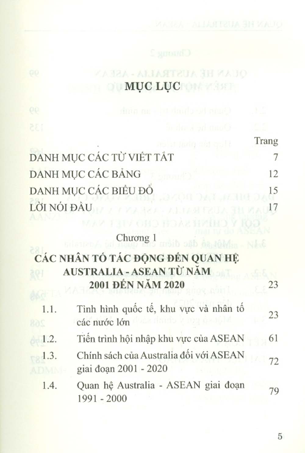 Quan Hệ Australia - Asean - Hai Thập Niên Đầu Thế Kỷ XXI