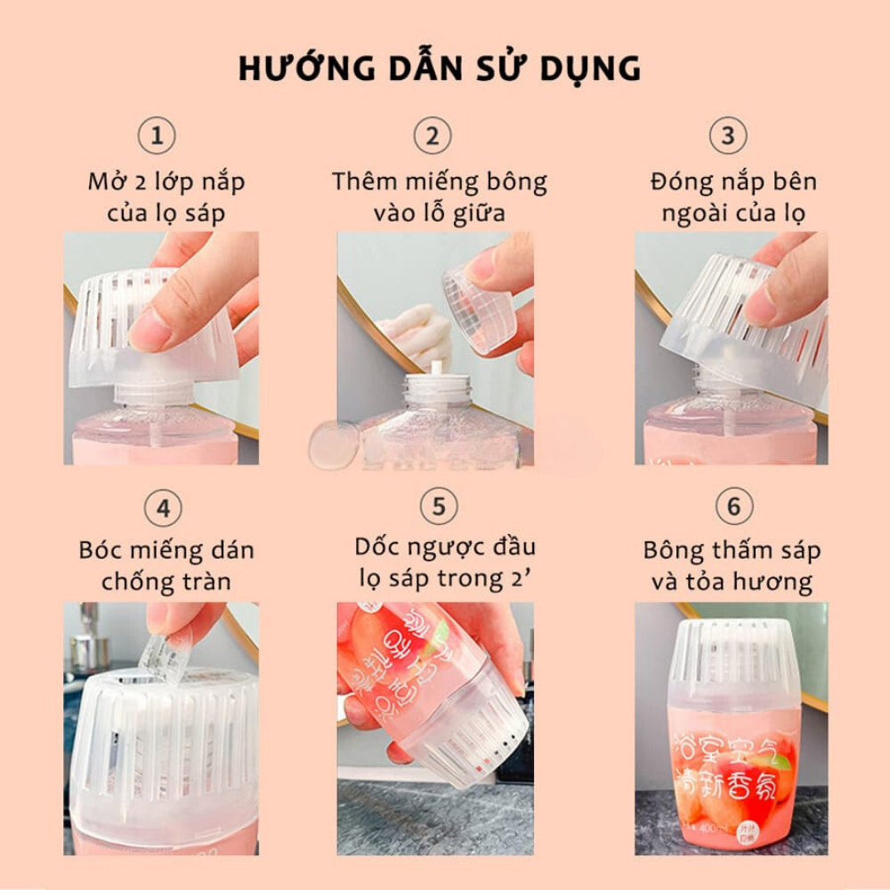 Sáp Thơm Phòng Tinh Dầu Thiên Nhiên, Lưu Hương Dễ Chịu, Sáp Thơm Khử Mùi Làm Mát Không Khí - HÀNG CHÍNH HÃNG MINIIN