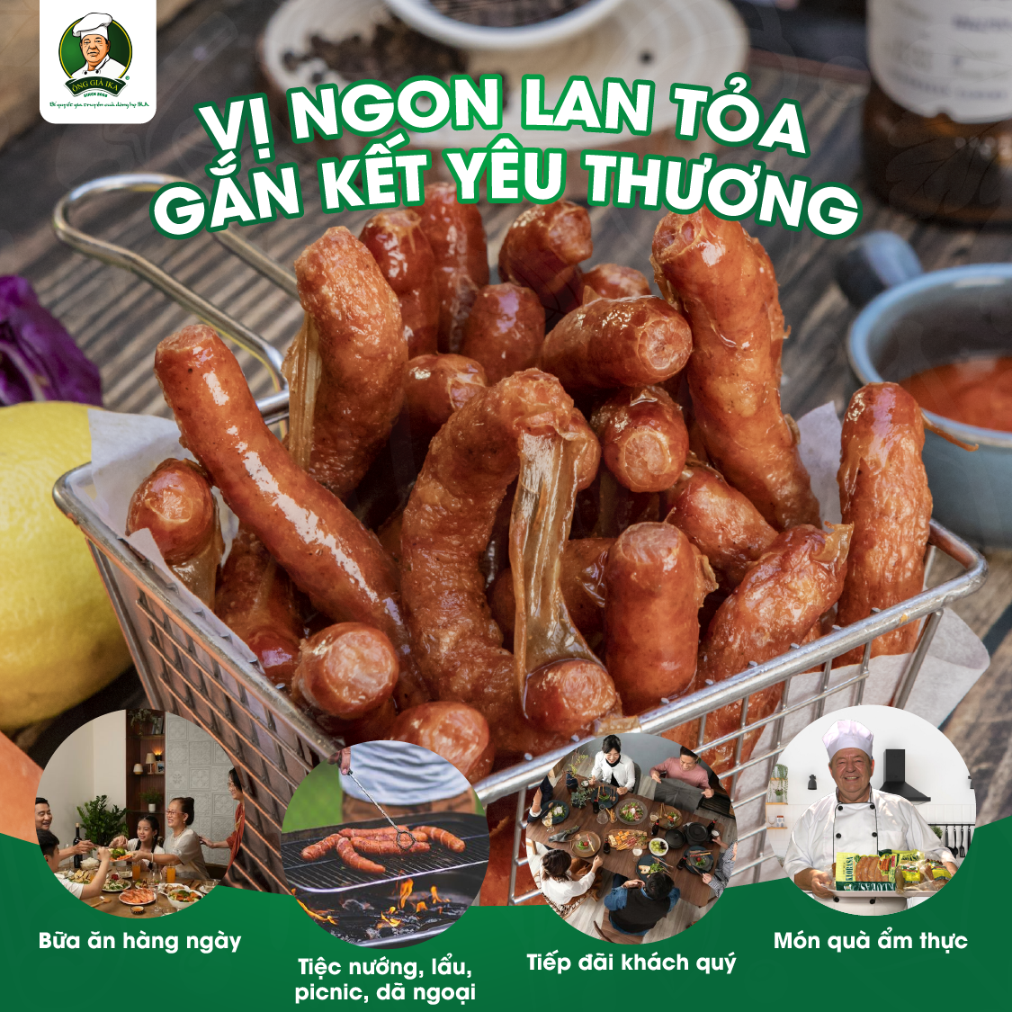[Chỉ Giao Hà Nội] Xúc xích Klobasa Mini 250g