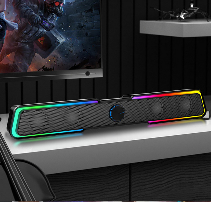 Loa Soundbar DHE6002S Âm Thanh Vòm, Bass Trầm, Kết Nối Bluetooth, LED RGB - Home Decor Furniture