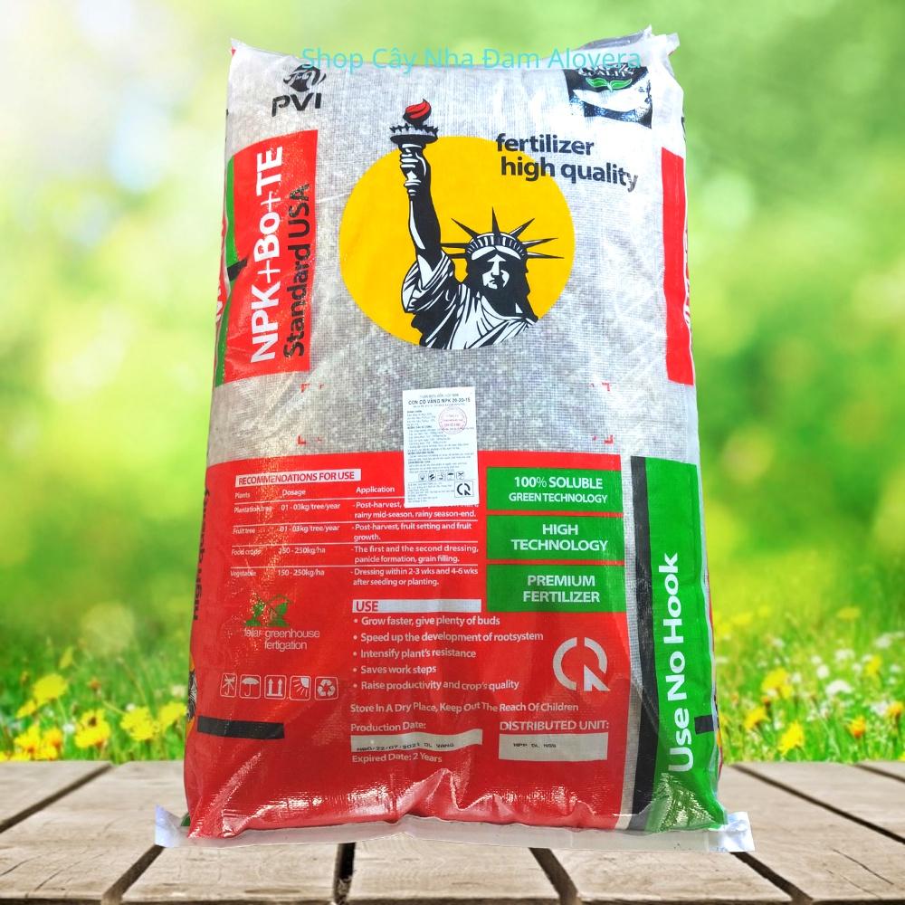 Phân NPK 20-20-15+TE+BO USA Cao Cấp Chuyên Hoa Màu Cây Cảnh